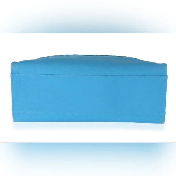 Versace La Medusa Blue Women's Canvas Logo Tote RETAIL $1922 (COA incuded) - Picture 7 of 14